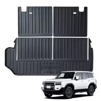 LANTU Коврик для багажа Toyota New Land Cruiser 250 Series VX ZX Коврик для багажа только для 7-местного автомобиля Коврик для багажника Toyota Land Cruiser 250 Водонепроницаемый материал TPE