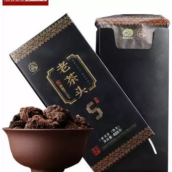 ЛАО ЧА ТУ * 2022 Ба Цзяо Тин Пуэр Пуэр Чай Пуэр 5-летней выдержки, 400 г спелого ча