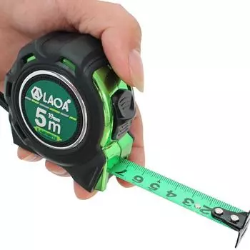 LAOA3/5/7.5M Mn Стальная рулетка Двусторонние стальные ленты см дюймового типа Рулетка линейная рулетка Инструменты для деревообработки