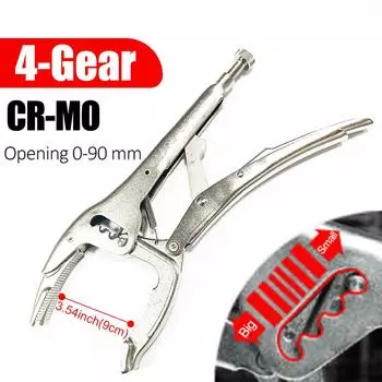 LAOA 10-дюймовые тиски-зажимы из хром-молибдена, 4-ступенчатые, 2-ступенчатые, регулируемые клещи-фиксаторы