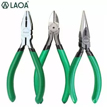 LAOA 5 дюймов кусачки для проволоки длинногубцы бокорезы мини диагональные плоскогубцы для рыбалки комбинированные кусачки набор ручных инструментов 5 inches
