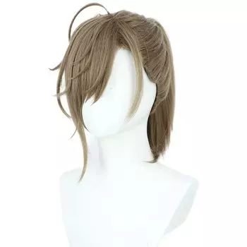 LAOBAO Косплей Парик Kanae Ponytail Серый Средней Длины Парик Термостойкий Маскирующий Парик Аксессуар Костюма Парик Для Вечеринки Фестиваль Хэллоуин Костюм Косплей Парик