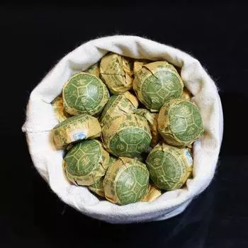 Laocang Mini Shen Puer Tuo Cha 2015 года с оригинальным вкусом Шэн Пуэр Туоча 100g / 3.53oz