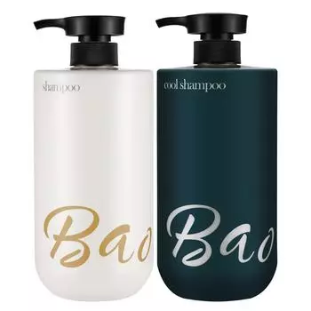 Laon Baobab 1+1 Glycine Perfume Scalp Peppermint Cool Damaged Hair Protein Oily Scalp, 1 аромат детской присыпки + 1 аромат зеленых трав
