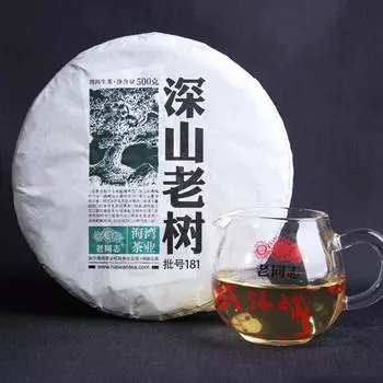 LaoTongZhi 2018 Хайвань Шэнь Шань Лао Шу Сырой пуэр Remote Mountain 500 г Чай Шен Пуэр 500g