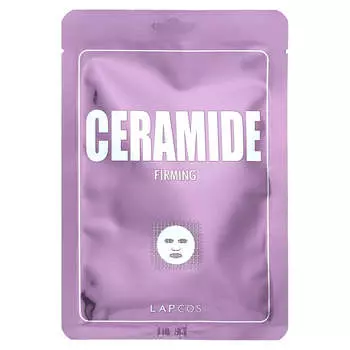 Lapcos, Ceramide Beauty Sheet Mask, Firming, 1 sheet, 25 ml (0.84 fl oz)