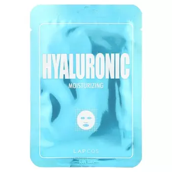 Lapcos, Hyaluronic Sheet Beauty Mask, Moisturizing, 1 sheet, 25 ml (0.84 fl oz)