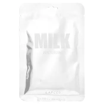 Lapcos, Milk Beauty Sheet Mask, Moisturizing, 1 Sheet, 30ml (1.01fl oz)