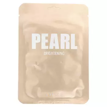 Lapcos, Pearl Sheet Beauty Mask, осветляющая, 1 лист, 24 мл (0,81 жидких унций)