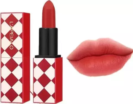 LAPEIALO MATTE LIPSTICK Матовая помада Яркий цвет Красивый цвет одним движением абрикосовый медовый персиковый 02#Sweet