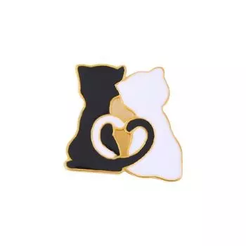 Lapel Pin Brooches Pin Metal Lapel Brooch Creative Cat Brooch Pin Festival Decoration 1