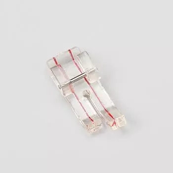 Лапка для бытовых швейных машин 602 прозрачная 1/4 для квилтинга Brother Singer Babylock