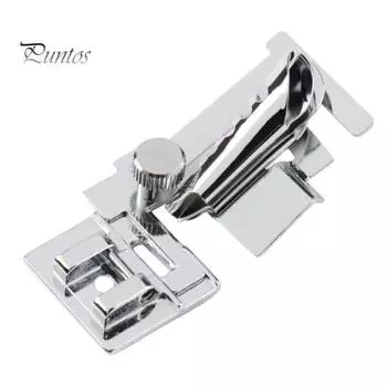 Лапка для переплета косой ленты для бытовой швейной машины с защелкой серебряный