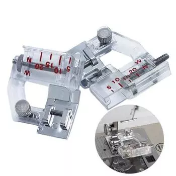 Лапка для пришивания косой бейки Yousheng 2/4 шт., регулируемый диапазон от 5 до 20 мм, низкая лапка, прижимная лапка для швейной машины, аксессуары для швейных машин 2pcs