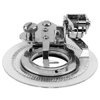 Лапка для вышивки швейной машины HomeE с круглым диском и узором «Прижимная лапка»