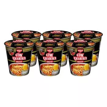 Лапша быстрого приготовления Nissin Cup Noodle Mala Flavor 72 г. х 6 шт. 72 g. x 6 pcs
