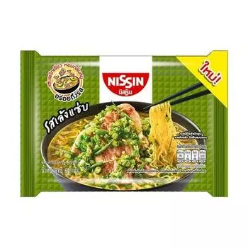 Лапша быстрого приготовления Nissin Leng Sabb со вкусом свинины 60 г. х 5/10/15/20 шт. 60 g. x 5 pcs