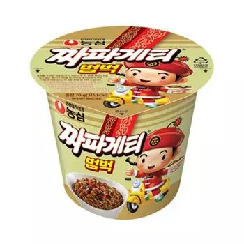 Лапша Nongshim Чапагетти жареная, маленькая чашка, 70г (3 варианта) 2PCS