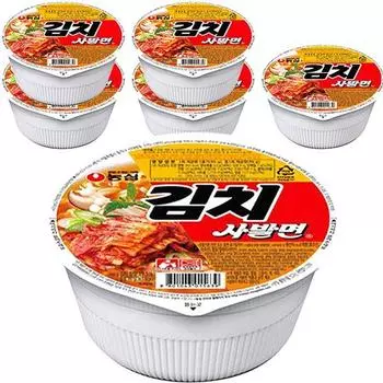 Лапша Nongshim Kimchi Bowl 86 г, 6 шт.