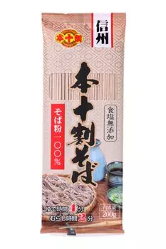 Лапша Shinshu Togakushi Soba Honjuwari Soba сушеная 200г (Родитель) (20)