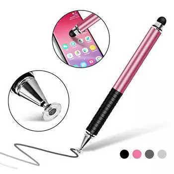Laptop Pen Mobile Phone Stylus 2 in 1 Stylus Pen Pen Tablets Pen Drawing Pencil серебряный