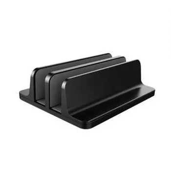 Laptop Stand - Stable And Durable Adjustable Angle Rubber Protection Computer Stands For Laptop Laptop Stand Aluminium Classic black