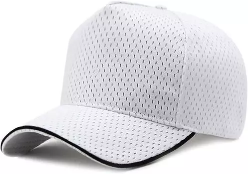 Laquest Mesh Trucker Cap to Baseball Cap for Men and Women (Up 65cm) (XL, White) белый
