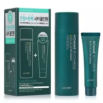 Laquevert Homme Recharge Cica All-in-One Essence 150 мл + 31 мл набор, 1 набор