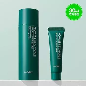 Laquevert Homme Recharge Cica All-in-One Essence 150 мл специальный (+30 мл бесплатно)