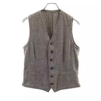 LARDINI Gilet vest 44 Brown Men s Used