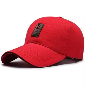 Large and Deep Selection Autumn and Winter K-style Letters Baseball Hat Men s Hat Big Head Circumference Strict Men s and Women s Same Peaked Cap XMZ005 Red One size