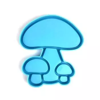 Large and Small Mushroom Tray Silicone Mold DIY Handmade Irregular Mushroom Shape Jewelry Storage Tray Ashtray Mold Crafts Home Decor