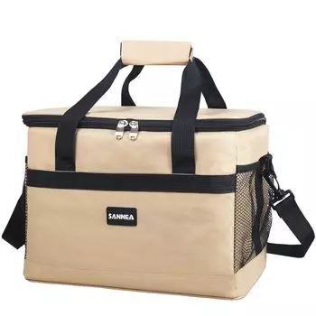 Large Capacity 35L Cooler Box with Cloth Cold and Heat Foldable and Can be Carried by Hand or Over the Perfect for Sports Cherry Blossom Club and More