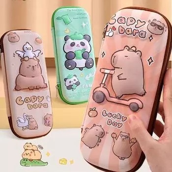 Large Capacity 3D Capybara Pencil Case Stereoscopic Multi-layer Pencil Case School Office Supplies style 1