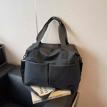 Large capacity backpack Female leisure student class schoolbag Outdoor mountaineering bag Boys travel backpack чёрный