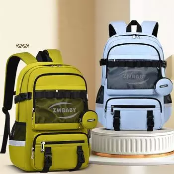 Large Capacity Backpack Student School Bags Children Backpack with Purse High School Kids Waterproof Schoolbags Teenager Bag