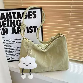 Large-capacity bag women s 2024 new summer texture niche versatile shoulder messenger bag women s tote bag