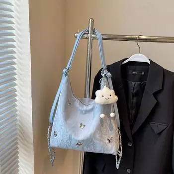 Большая вместительная женская сумка для осени и зимы, сумка-тоут для пожилых людей, рюкзак с двумя плечами и одним плечом