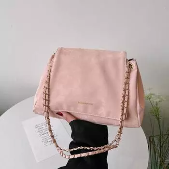 Large Capacity Bag Women s Spring 2024 New Fashion Simple Solid Color Commuter Tote Bag Korean Trend Crossbody Bag белый