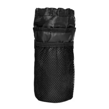 Large Capacity Bike Food Snack Water Bottle Holder Bag High Quality Portable Bike Beverage Container Organizer for Cycling One Size чёрный