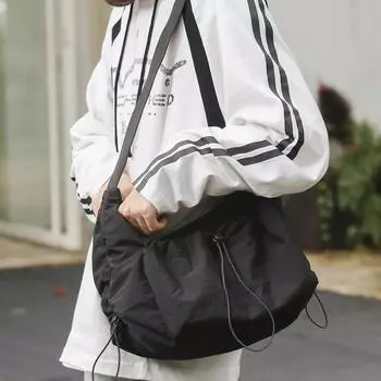 Повседневная сумка-мессенджер большой вместимости, женская сумка, сумка для учебы для студента колледжа, сумка для поездок на работу, легкая наплечная сумка серый