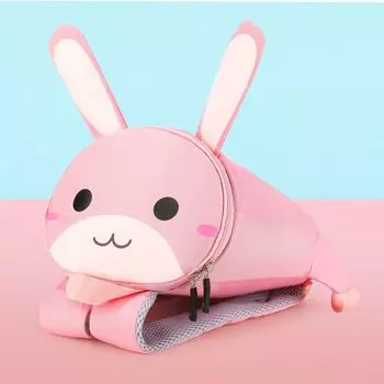 Large Capacity Children s School Bag Waterproof Cartoon Shoulder Bag Toddler Backpack Kindergarten rabbit