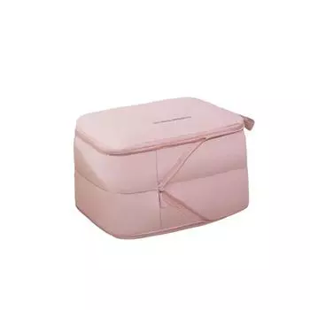Large Capacity Clothes Storage Bag Foldable Clothes Packing Cube Underwear Socks Organizer Pink M