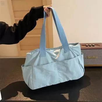 Large-capacity commuting shoulder handbag, women s commuting big bag to work чёрный