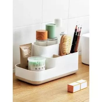 Большая вместительная коробка для хранения косметики, ящик для косметики, туалетный столик, контейнер для ювелирных изделий, лака для ногтей, коробка для хранения мелочей