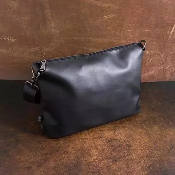 Large-capacity Crossbody Bag Men s Single-shoulder Bag Fashionable Official Men s Bag Commuting Casual Bag чёрный