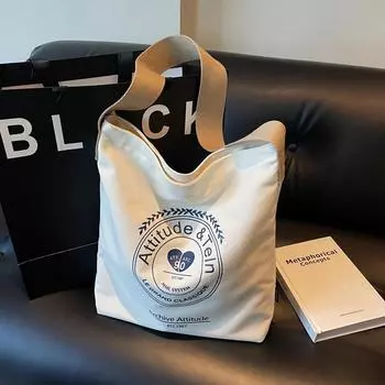 Большая вместительная сумка через плечо женская сумка через плечо с принтом Love сумка-тоут сумка для поездок на работу хаки