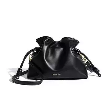 Большая вместимость модная женская сумка через плечо из искусственной кожи, однотонная простая усовершенствованная сумка через плечо коричневый