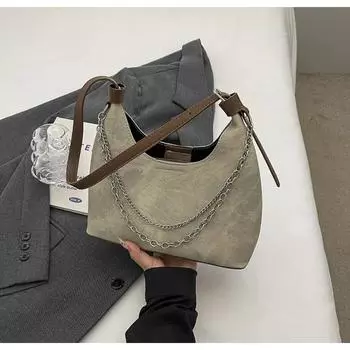 Большая вместительная женская универсальная сумка-пучок через плечо премиум-класса для путешествий в стиле ретро, мода на осень-зиму