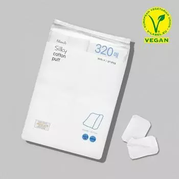 [Large Capacity]Filimili Silky Cotton Pad 320P, Korean cosmetics